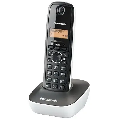 Telefon PANASONIC KX-TG1611 brezžični - bel Telefon PANASONIC KX-TG1611 brezžični - bel