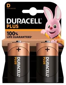 Baterija DURACELL D Plus LR20 2/1
