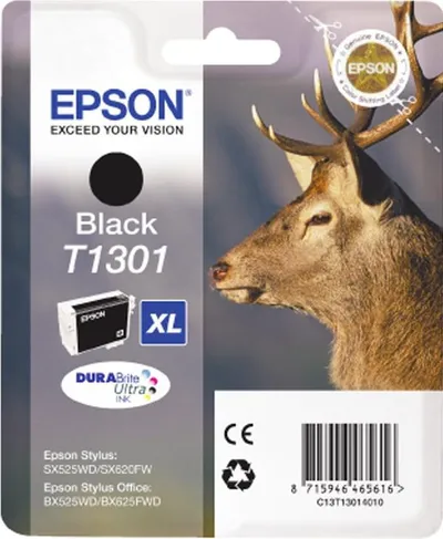 Črnilo EPSON T1301 Black XL original Črnilo EPSON T1301 Black XL original