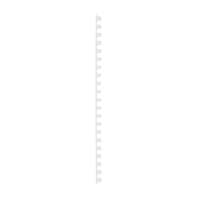 Spirala PVC za vezavo do 55 listov 10mm 100/1 okrogla bela Spirala PVC za vezavo do 55 listov 10mm 100/1 okrogla bela