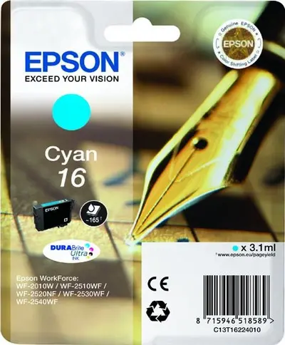 Črnilo EPSON T1622 Cyan original Črnilo EPSON T1622 Cyan original