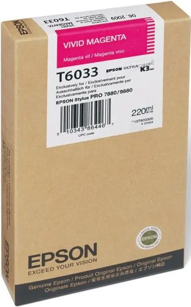 Črnilo EPSON T603B00 Magenta original Črnilo EPSON T603B00 Magenta original
