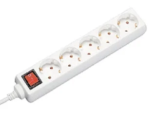 Kabelski podaljšek šuko-M=> 5x šuko-Ž 5m s sklopko 16A 250V 3500W Kabelski podaljšek šuko-M=> 5x šuko-Ž 5m s sklopko 16A 250V 3500W
