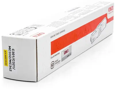 Toner OKI C301/321 Yellow original Toner OKI C301/321 Yellow original