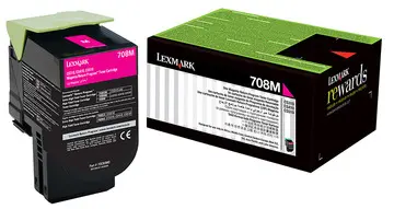 Toner LEXMARK CS310 708M Magenta - Return Program original Toner LEXMARK CS310 708M Magenta - Return Program original