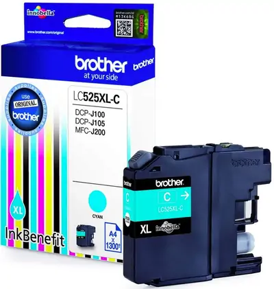 Črnilo BROTHER LC-525XL Cyan original Črnilo BROTHER LC-525XL Cyan original