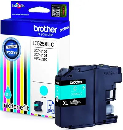 Črnilo BROTHER LC-525XL Cyan original Črnilo BROTHER LC-525XL Cyan original