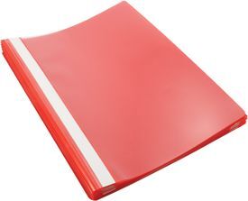 Mapa s kovinsko sponko 225x350mm 10/1 rdeča Mapa s kovinsko sponko 225x350mm 10/1 rdeča