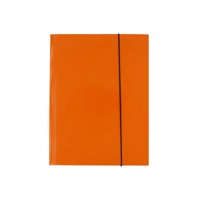 Mapa z elastiko kartonska 25x34,2cm oranžna Mapa z elastiko kartonska 25x34,2cm oranžna