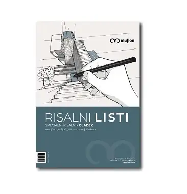 Papir specialni risalni A3 200gr bel