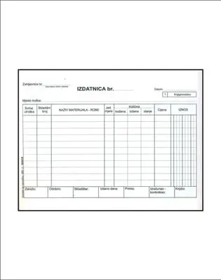 TI.I-18/ncr Izdatnica A5 1+3 s mutacijama 160 listova F TI.I-18/ncr Izdatnica A5 1+3 s mutacijama 160 listova F