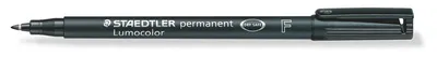 Marker permanentni 0,6mm CD/DVD Staedtler Lumocolor 318 črn F Marker permanentni 0,6mm CD/DVD Staedtler Lumocolor 318 črn F