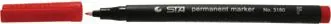 Marker permanentni 0,6mm CD/DVD STA 8020 F-2/8021F-2 rdeč Marker permanentni 0,6mm CD/DVD STA 8020 F-2/8021F-2 rdeč