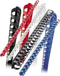 Spirala PVC za vezavo do 450 listov 51mm 50/1 ovalna bela Spirala PVC za vezavo do 450 listov 51mm 50/1 ovalna bela
