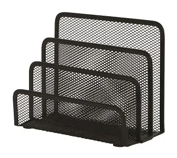 Stojalo za pisma iz žice 175x80x140mm JS901 črno