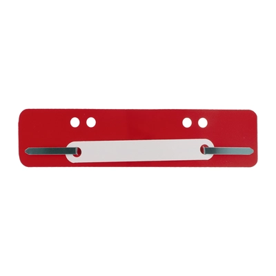 Hitrovezne sponke 25/1 euro razdalja lukenj 6+8cm rdeča Hitrovezne sponke 25/1 euro razdalja lukenj 6+8cm rdeča