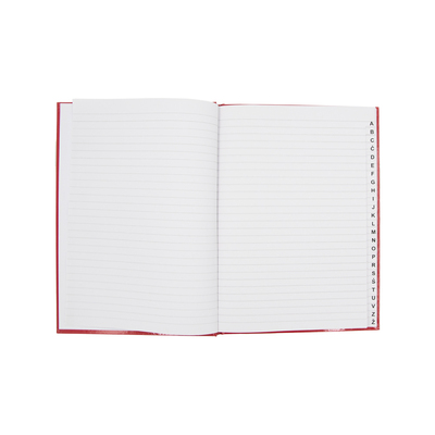 Zvezek trde platnice z abecedo A4 črtasti  98 listni enobarvni