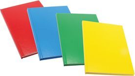 Zvezek trde platnice A5 nizki karo  98 listni enobarvni