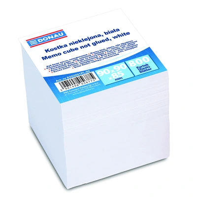 Papir za kocko 8,9x8,9x8,9cm Donau bel Papir za kocko 8,9x8,9x8,9cm Donau bel