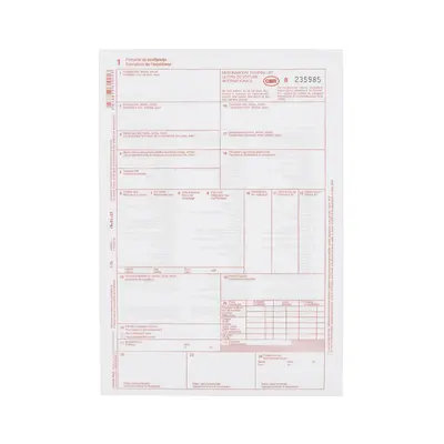 TI.XIII-29/ncr Mednarodni tovorni list CMR, 1+6 listov HRVAŠKI